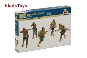 Italeri Plastic Model kit 1/72 WWII Japanese Infantry 50 Figures unpainted 6170 - Picture 1 of 4