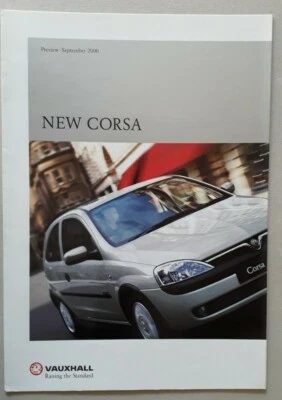 Vauxhall Corsa Preview Brochure 2000 - Image 1 of 3