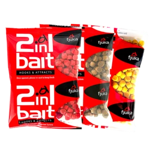 Fjuka 2in1 Bait - Hakenköder Method Feeder verschiedene Farbe 3mm 5mm 10mm