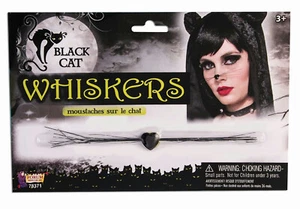 Sexy Black Cat Whiskers Costume Accessory 78371 - Picture 1 of 1