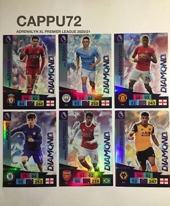 DIAMOND CARDS - ADRENALYN XL PREMIER LEAGUE 2020/21 PANINI - - Picture 1 of 11