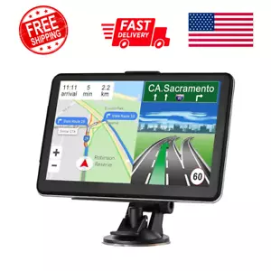 Commercial Truck GPS Navigation - 7" Touch Screen - Free Lifetime Map Updates - Picture 1 of 7