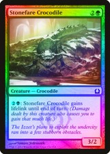 Stonefare Crocodile FOIL Return to Ravnica NM Green Common MAGIC CARD ABUGames