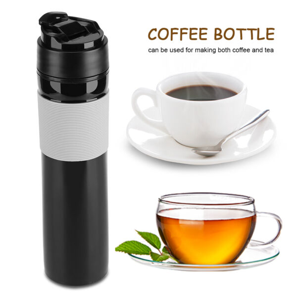 Mini Portable Travel Espresso Machine Handheld Coffee Maker Camping Travelling Photo Related
