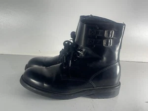 All Saints Women's Shoes Size 5/38 Used Faux Leather Lace & Zip Up Boots -E24 - Picture 1 of 8