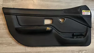 1997 BMW Z3 ROADSTER INTERIOR DOOR PANEL TRIM BLACK LEFT DRIVER OEM - Picture 1 of 7