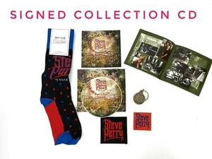 Steve Perry Signed Traces CD Set Keychain Socks Patch And More Sold Out - Picture 1 of 9