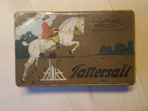 alte Dose Reklamedose Blechdose Tattersall Engelhardt Bremen 100 Cigaretten tin - Bild 1 von 9
