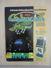 Galaxian  Video Arcade Machine Flyer Original Magazine Pull Out Ad