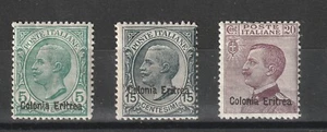 Eritrea Scott# 35, 37, & 39 MH-MNH - Picture 1 of 2
