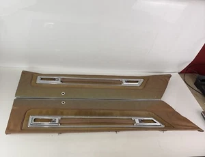 1975 OLDSMOBILE 98 Rear Door Panel Sails Brown OEM - Picture 1 of 16