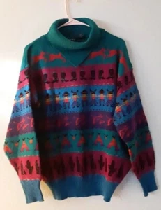 GITANO, Western Sweater, Cowboy Boots & Cactus - Picture 1 of 6