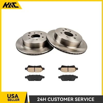 Задние тормозные диски 307,6 мм и керамическая накладка для Nissan Pathfinder 2005-2012 годов выпуска - Изображение 1 из 4