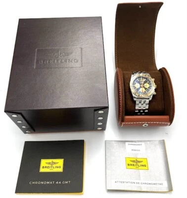 Rare Genuine Breitling Chronomat CB0420 44mm Rose Gold & Steel AUTOMATIC - Image 1 of 4