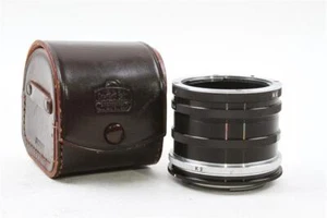 Nikon Nippon Kogaku Model K Extension Tube Ring Set w/K1 K2 K3 K4 K5 and Case - Picture 1 of 11
