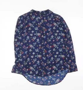 Full Circle Womens Floral Polyester Blend Blouse Size 10 - Picture 1 of 12