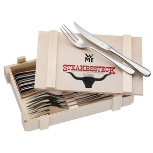 WMF Steakbesteck Set in Holzkassette 12tlg. 12.8023.9990 - Bild 1 von 1