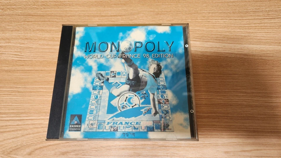HASBRO Monopoly world cup france 98 edition old PC game  korean CD - Image 1 of 3