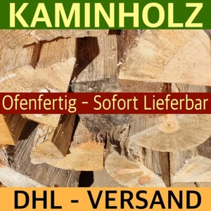 Brennholz Kaminholz Kamin Ofen Holz Feuerholz Ofenfertig Feuerschale 45l Karton - Bild 1 von 3