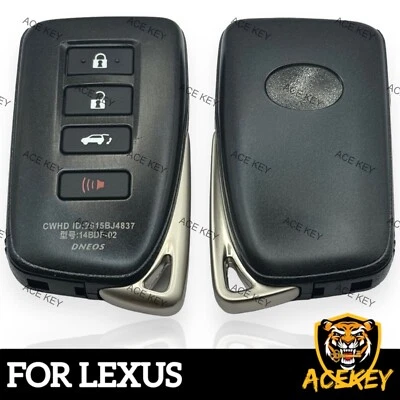 Smart Key For Lexus NX LX Keyless Remote Smart Key Shell/Fob - Image 1 of 3