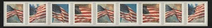 US 5879-5882 2024 Flags, large roll PNC strip of 9, plate # P1111 - Picture 1 of 1