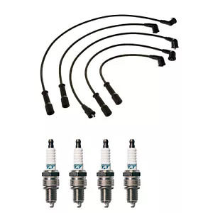 Denso Wire Set 7mm & 4 Iridium TT Spark Plugs 0.040 Kit For Toyota Pickup 2.4 L4 - Picture 1 of 1