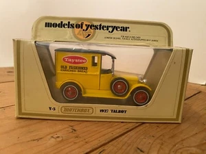 Matchbox Models of Yesteryear 1927 Talbot Taystee Bread Van, 1/47, Boxed - Picture 1 of 7