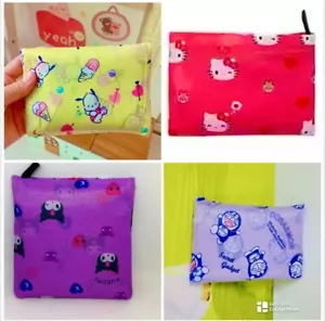 Xl sanrio reusable foldable eco travel shopping tote bags - Picture 1 of 50