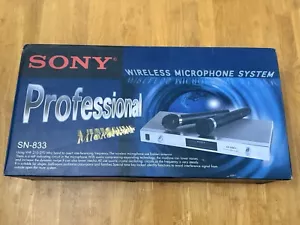 SonyWireless Microphone System - New - European Electric Outlet 210-270 Mhz - Picture 1 of 12