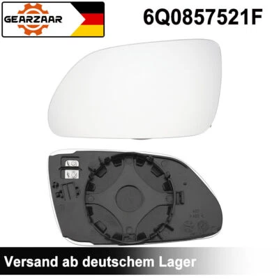 Spiegelglas Außenspiegel Heizbar konvex Links Für VW Polo 9N 9N3 2005-2009 - Bild 1 von 4