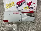 Singer Stitch Sew Quick Hand Held Portable Sewing Repair Kit Untested White Red