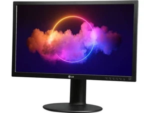 LG 24" 1920x1080 FHD LED Backlit IPS LCD Monitor VGA DVI 24MB35P-B With Stand - Picture 1 of 7