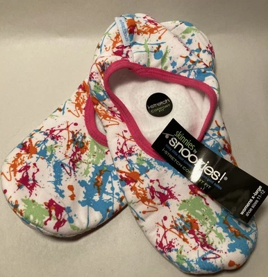 SNOOZIES SKINNIES xl TOSS IN YOUR BAG Easy Travel Pouch VERY SOFT FLEECE FOOTBED - Image 1 of 4