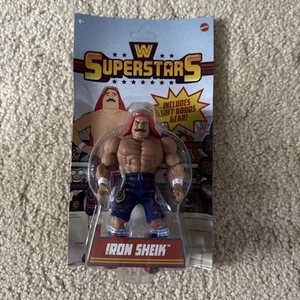 WWE Superstars Series 14 IRON SHEIK Wrestling Action Figure Unpunched - Picture 1 of 1