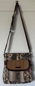 Sakroots Crossbody Purse Bag Owl Floral Spirit Desert Boho Hippie 11" - Picture 1 of 11