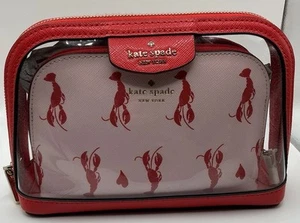 Out Of Stock Vintage Lobster Print Set Of NWOT Kate Spade NY Cosmetic Makeup Bag - Picture 1 of 5