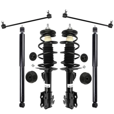 Fits Toyota Yaris 2007-2012 Front Rear Shock and Struts Spring Sway Bar Kit 6pcs - Image 1 of 4