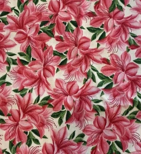 Blankquilting by Chris Hinrichs Quilting Fabric Pink Floral 44” W x BTY - Picture 1 of 3