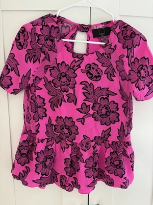 Pink And Black Blouse Dolce Vita In Extra Small - Image 1 of 4