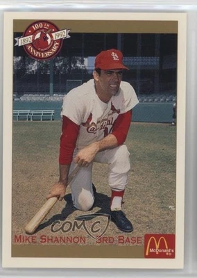1992 Pacific McDonald's St Louis Cardinals 100th Anniversary Mike Shannon #31 - Image 1 of 2