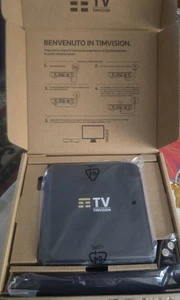 TIM VISION BOX 4K DECODER DVB-T2 DIGITALE TERRESTRE TELECOMANDO ANDROID TV  - Foto 1 di 2