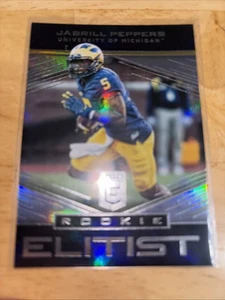 2017 Panini Donruss Elite RC Elitist Holofoil Jabrill Peppers Cleveland Browns - Picture 1 of 2