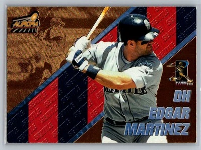 1998 Pacific Aurora #11 Edgar Martinez Pennant Fever - Image 1 of 2
