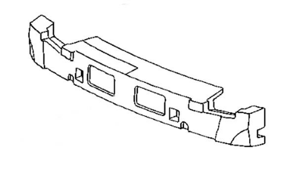 Genuine Saab Front Bumper Impact Foam Bar For 2011 Saab 9-4X 22782509-AA Foto 1 de 1