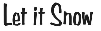 LET IT PEGATINA DE NIEVE NAVIDAD COPO DE NIEVE ESQUÍ NAVIDAD NIEVE VENTANA ELIGE EL COLOR Foto 1 de 3