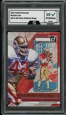 2022 Panini Donruss #AT-9 Ronnie Lott All Time Kings GRADED 10 Gem Mint Card