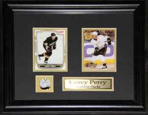 Corey Perry Anaheim Ducks 2 Card Hockey Memorabilia Collector Frame - Picture 1 of 1