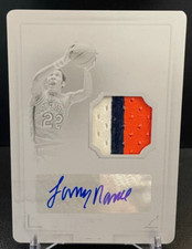 2016 National Treasures Collegiate Larry Nance Patch Auto Plate 1/1 Clemson