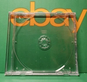 100 x durchsichtige CD Disc Jewel 10,4 mm Hüllen für 1 Disc mit klarem Fach Kostenloser Versand - Bild 1 von 2