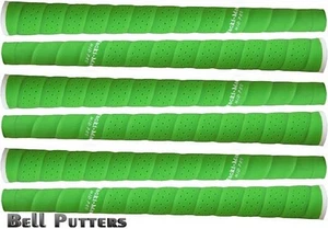 Six (6) Tacki-mac Tour Pro Plus Oversize/Jumbo Neon Green Golf Grips-Mens Grip - Picture 1 of 2